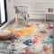 World Rug Gallery Sky Collection Modern Abstract Area Rug 5'x7' Multi 232MULTI5X7 - alternate 2